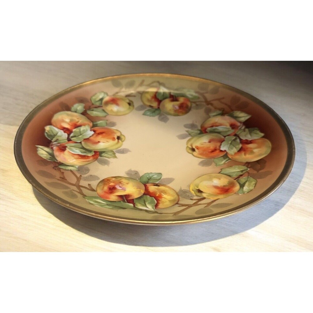 1 Oscar & Edgar Gutherz Royal Austria Hand Painted Plate Signed RARE Replacement